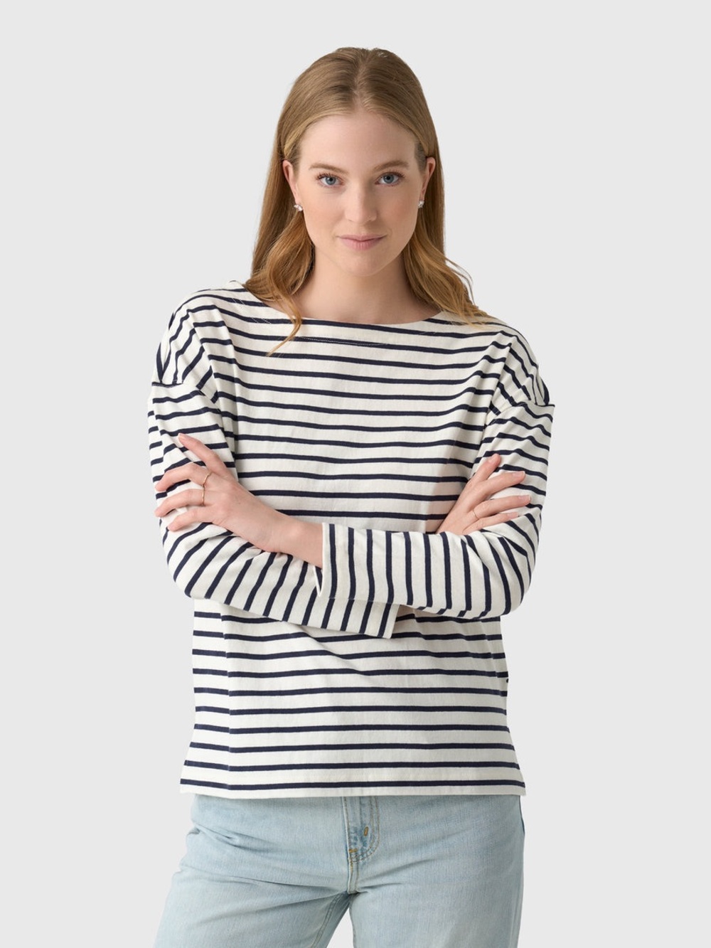 Alex Mill Women's Avignon Striped Long Sleeve Tee Size M